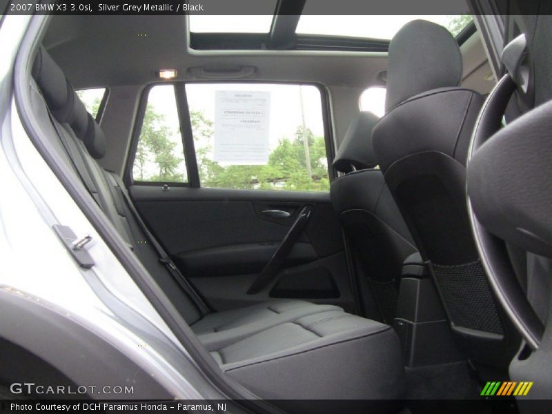 Silver Grey Metallic / Black 2007 BMW X3 3.0si
