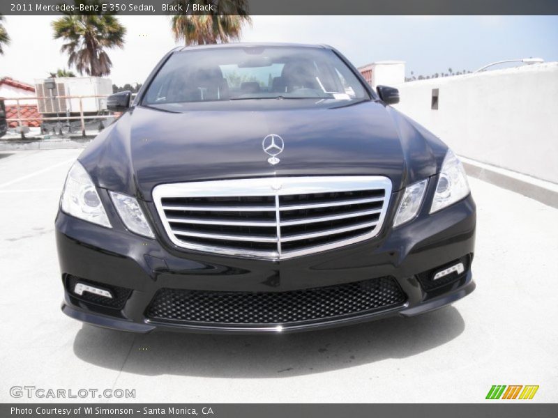 Black / Black 2011 Mercedes-Benz E 350 Sedan