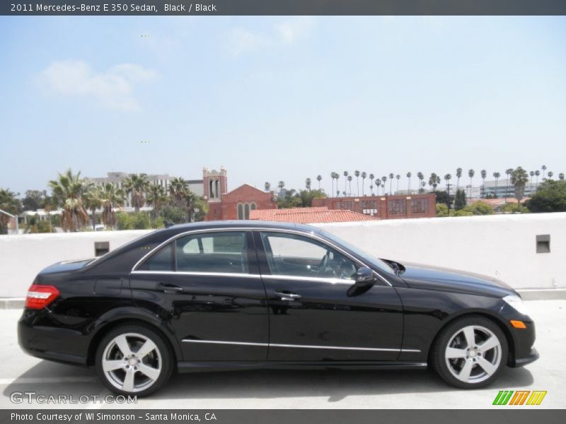 Black / Black 2011 Mercedes-Benz E 350 Sedan
