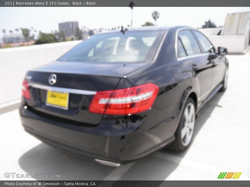 Black / Black 2011 Mercedes-Benz E 350 Sedan