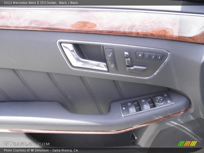 Black / Black 2011 Mercedes-Benz E 350 Sedan