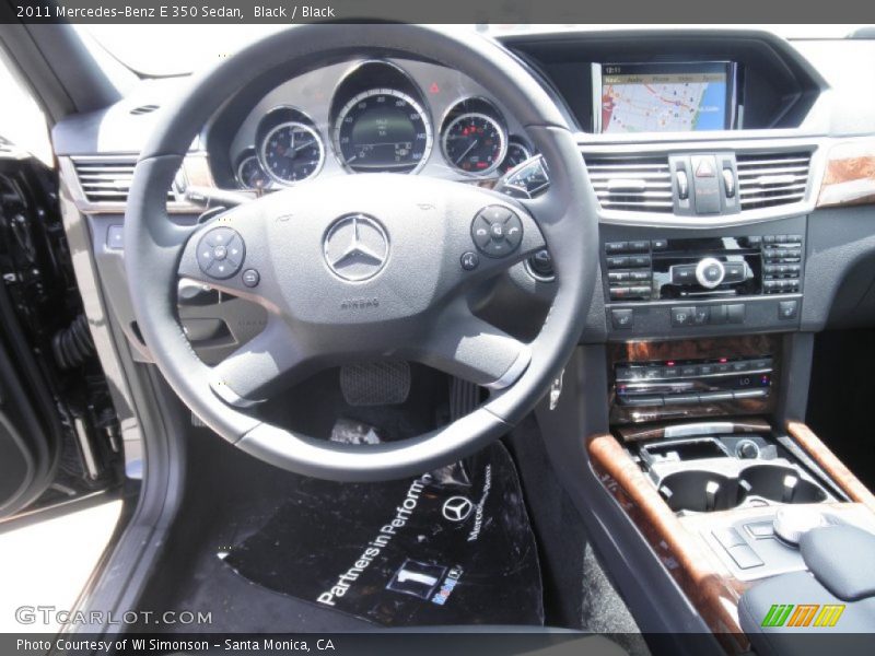 Black / Black 2011 Mercedes-Benz E 350 Sedan