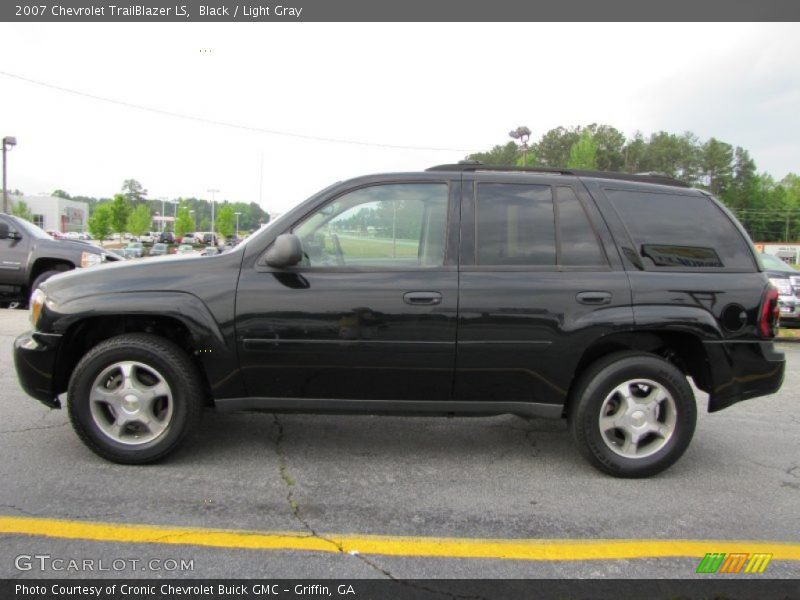 Black / Light Gray 2007 Chevrolet TrailBlazer LS