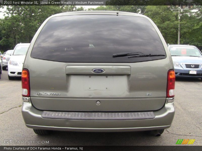 Spruce Green Metallic / Medium Parchment 2003 Ford Windstar SE