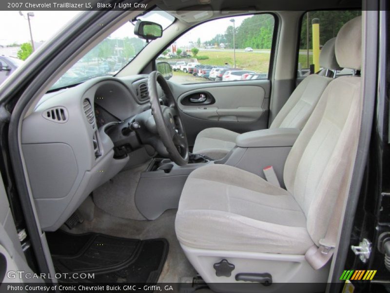 Black / Light Gray 2007 Chevrolet TrailBlazer LS