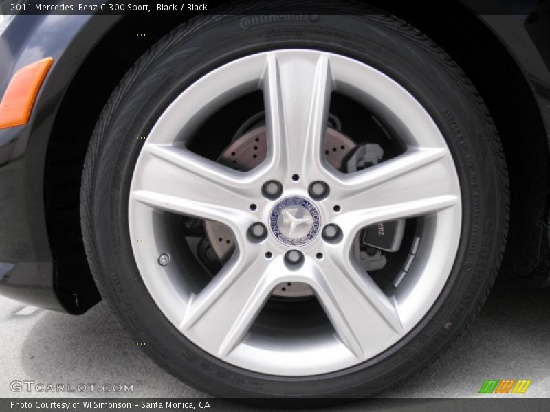 Black / Black 2011 Mercedes-Benz C 300 Sport