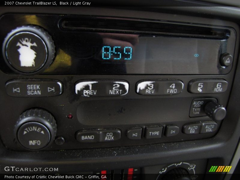 Black / Light Gray 2007 Chevrolet TrailBlazer LS