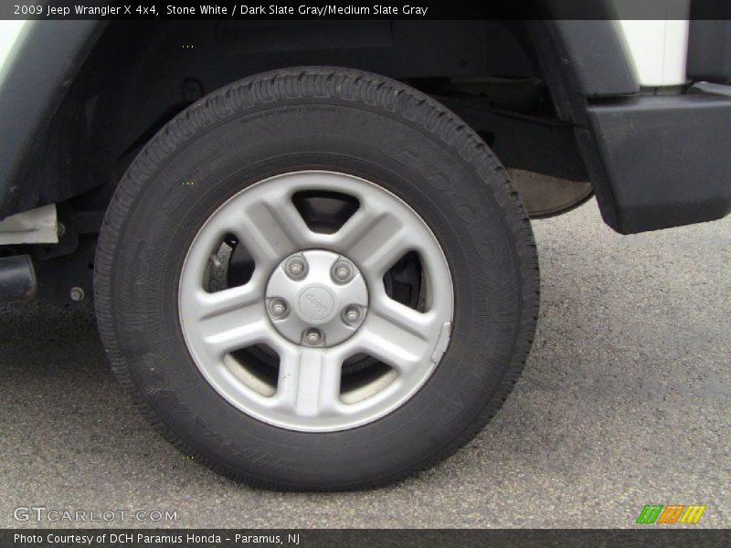 Stone White / Dark Slate Gray/Medium Slate Gray 2009 Jeep Wrangler X 4x4