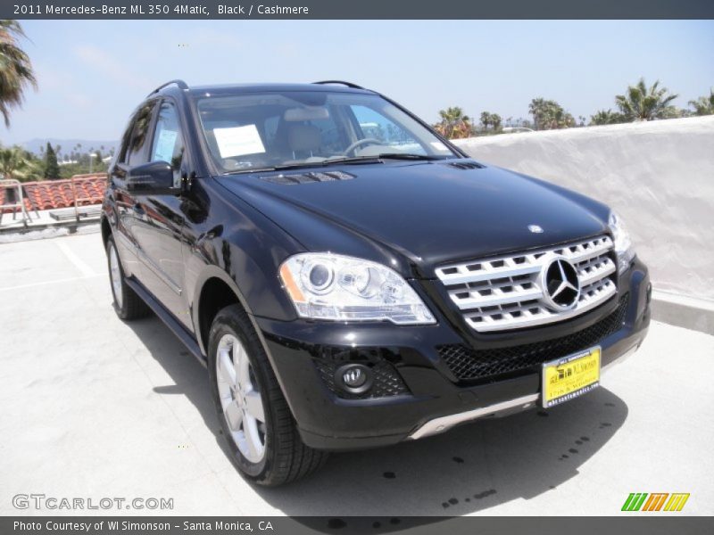 Black / Cashmere 2011 Mercedes-Benz ML 350 4Matic