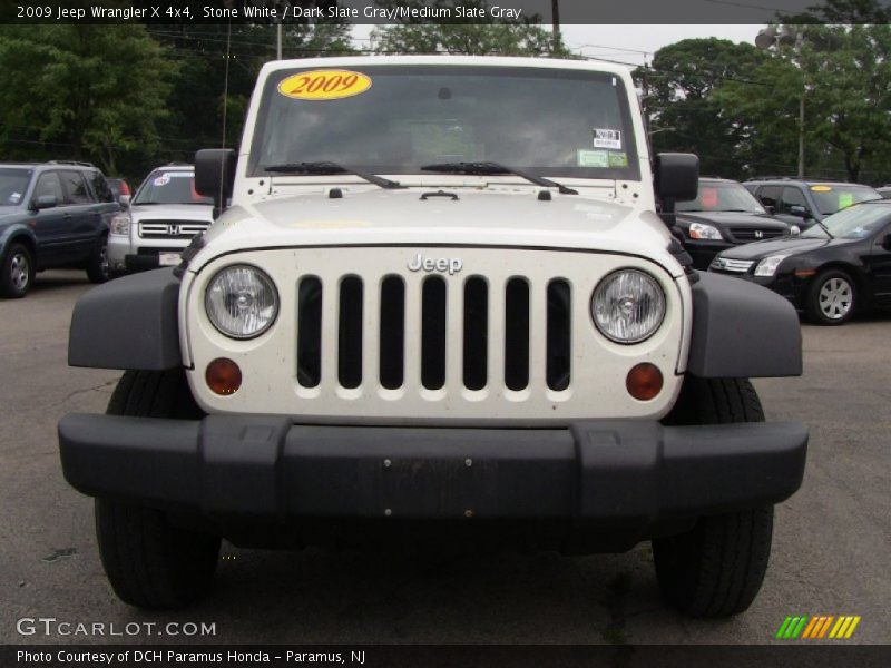 Stone White / Dark Slate Gray/Medium Slate Gray 2009 Jeep Wrangler X 4x4