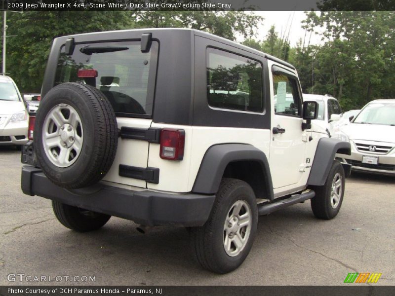 Stone White / Dark Slate Gray/Medium Slate Gray 2009 Jeep Wrangler X 4x4