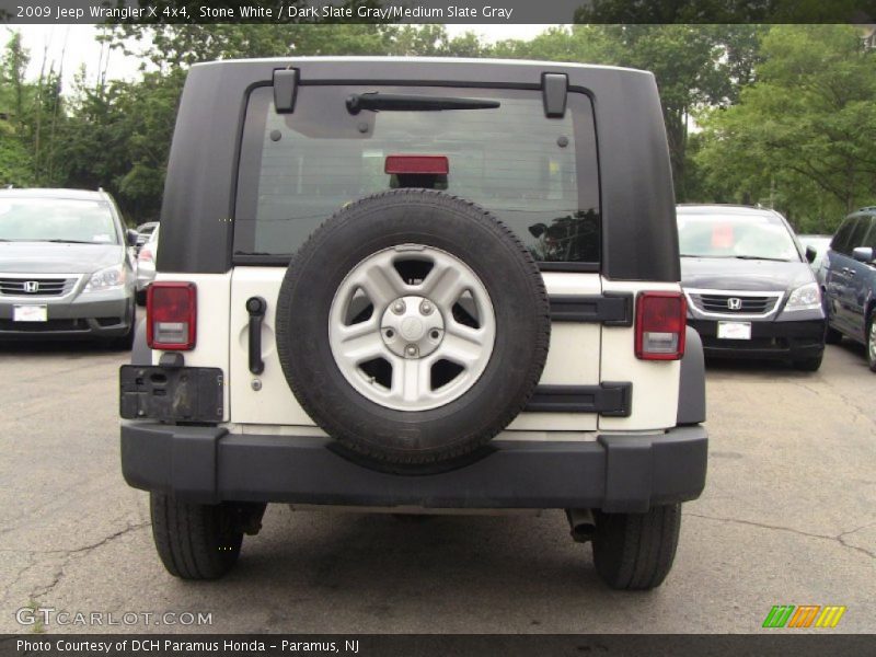 Stone White / Dark Slate Gray/Medium Slate Gray 2009 Jeep Wrangler X 4x4