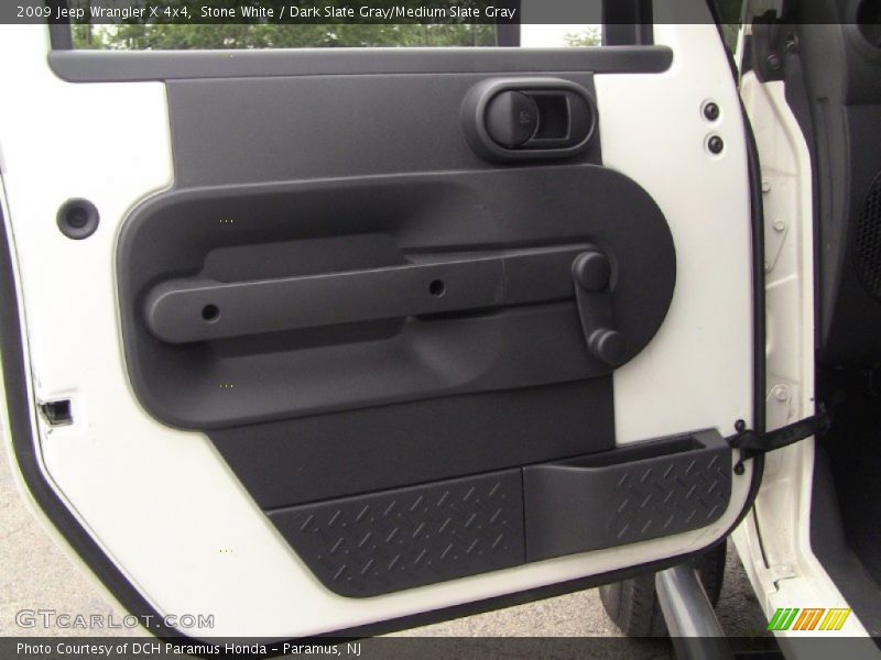 Stone White / Dark Slate Gray/Medium Slate Gray 2009 Jeep Wrangler X 4x4