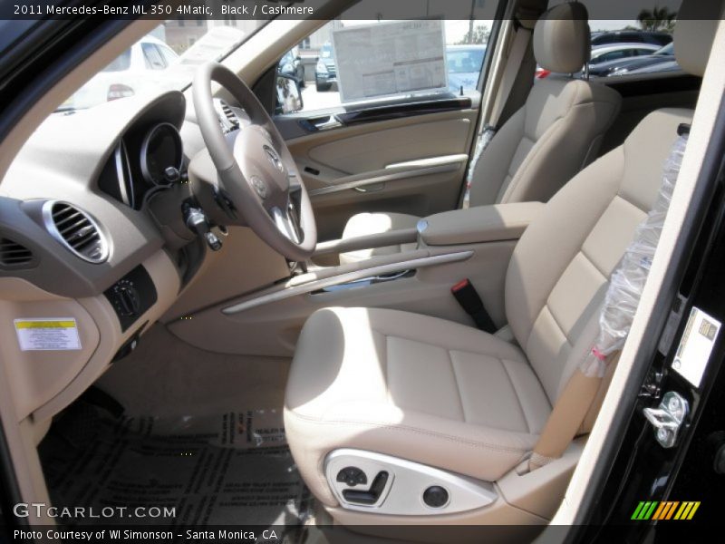 Black / Cashmere 2011 Mercedes-Benz ML 350 4Matic