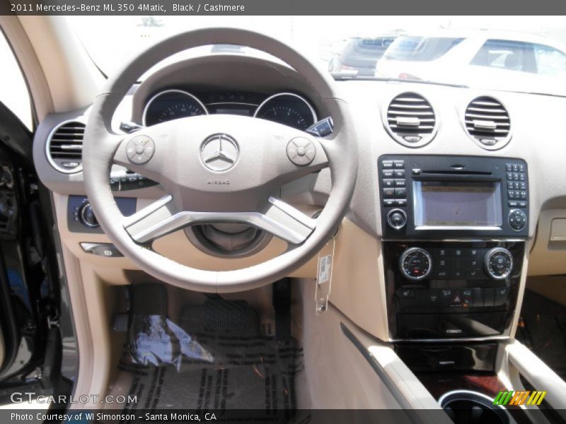 Black / Cashmere 2011 Mercedes-Benz ML 350 4Matic