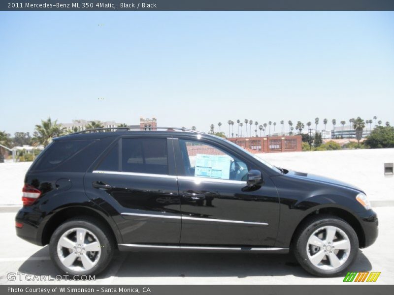 Black / Black 2011 Mercedes-Benz ML 350 4Matic