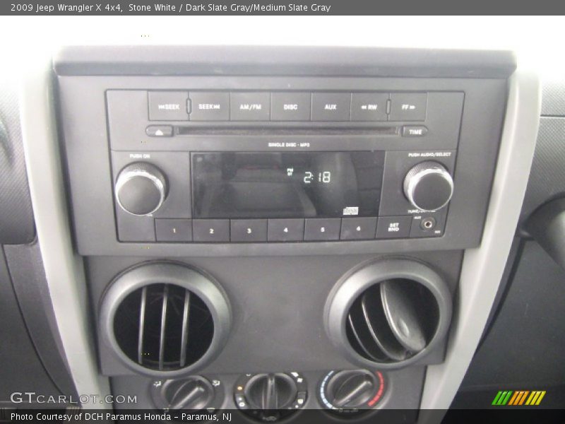 Stone White / Dark Slate Gray/Medium Slate Gray 2009 Jeep Wrangler X 4x4