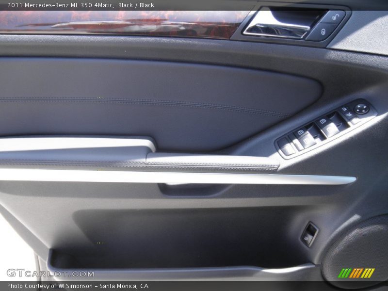 Black / Black 2011 Mercedes-Benz ML 350 4Matic