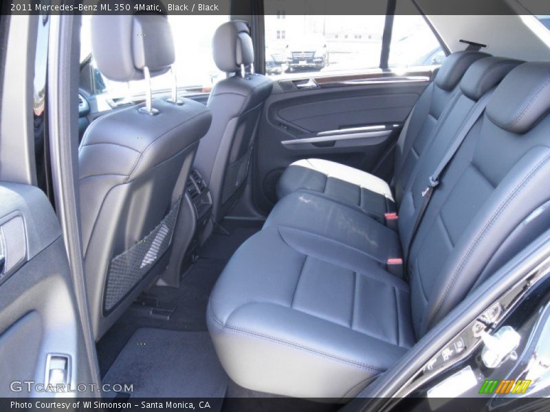 Black / Black 2011 Mercedes-Benz ML 350 4Matic