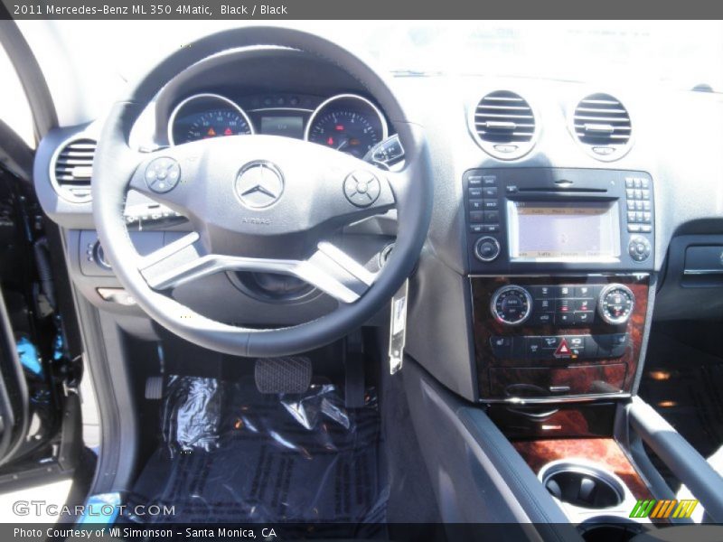 Black / Black 2011 Mercedes-Benz ML 350 4Matic