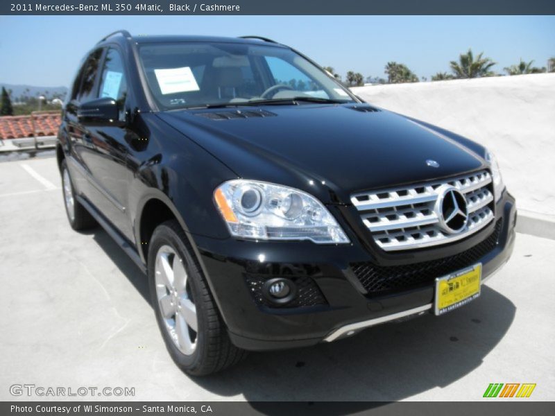 Black / Cashmere 2011 Mercedes-Benz ML 350 4Matic