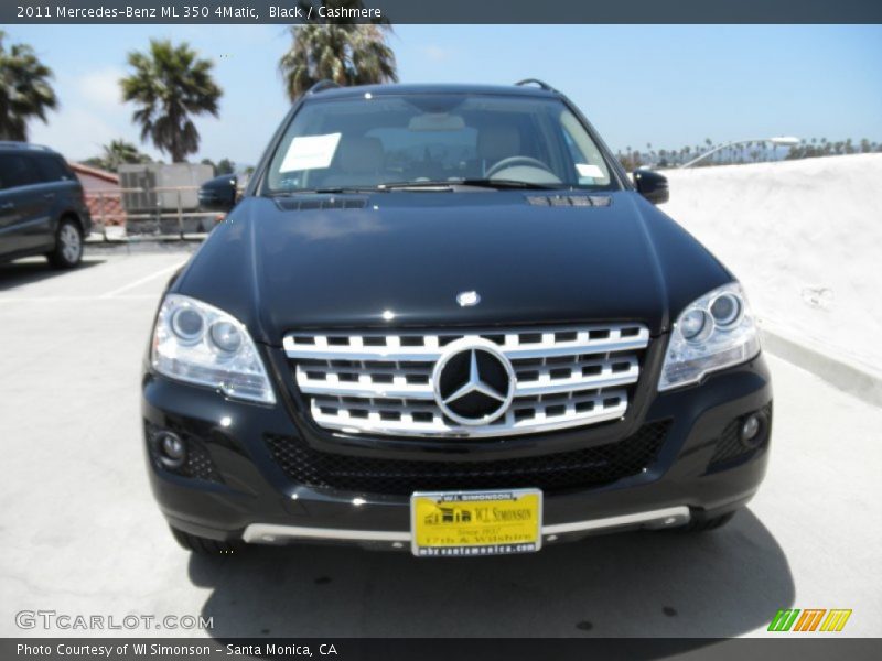 Black / Cashmere 2011 Mercedes-Benz ML 350 4Matic