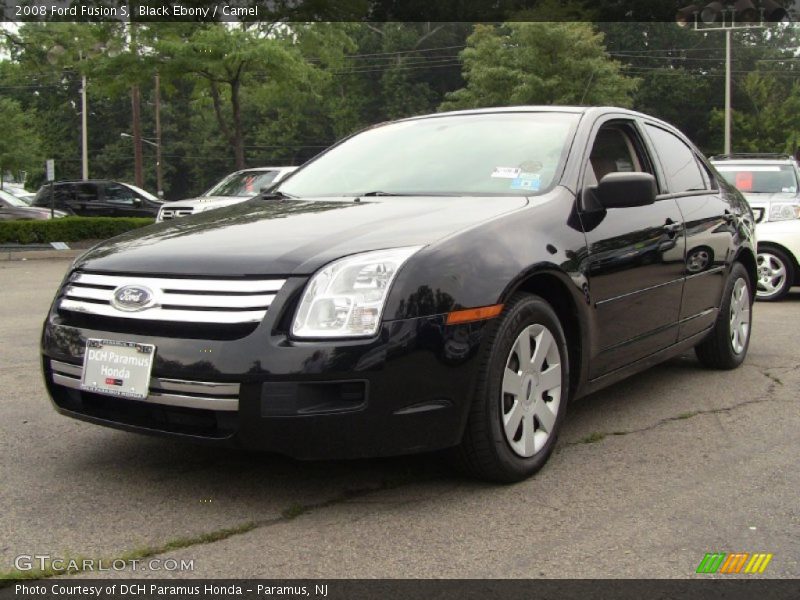 Black Ebony / Camel 2008 Ford Fusion S