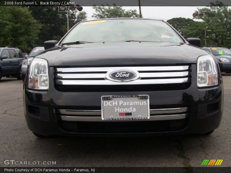 Black Ebony / Camel 2008 Ford Fusion S