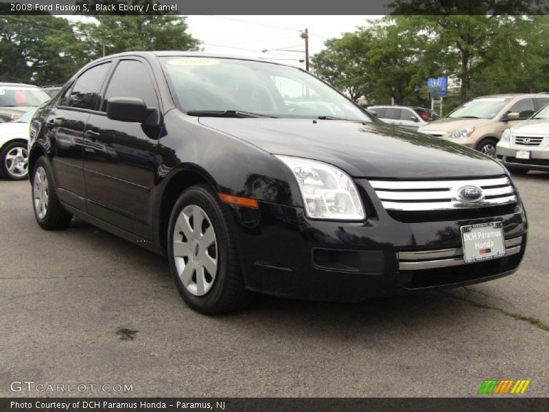 Black Ebony / Camel 2008 Ford Fusion S