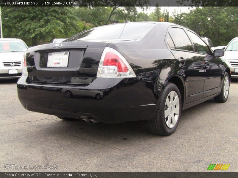 Black Ebony / Camel 2008 Ford Fusion S