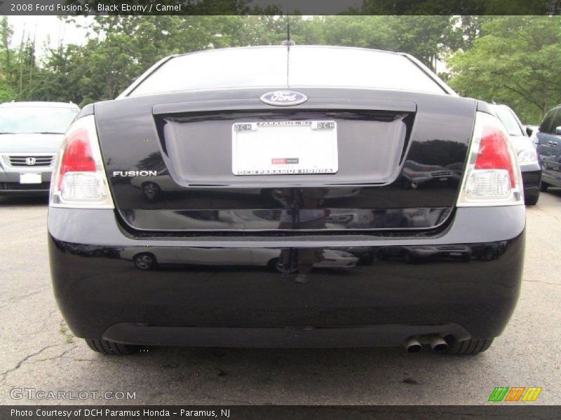 Black Ebony / Camel 2008 Ford Fusion S
