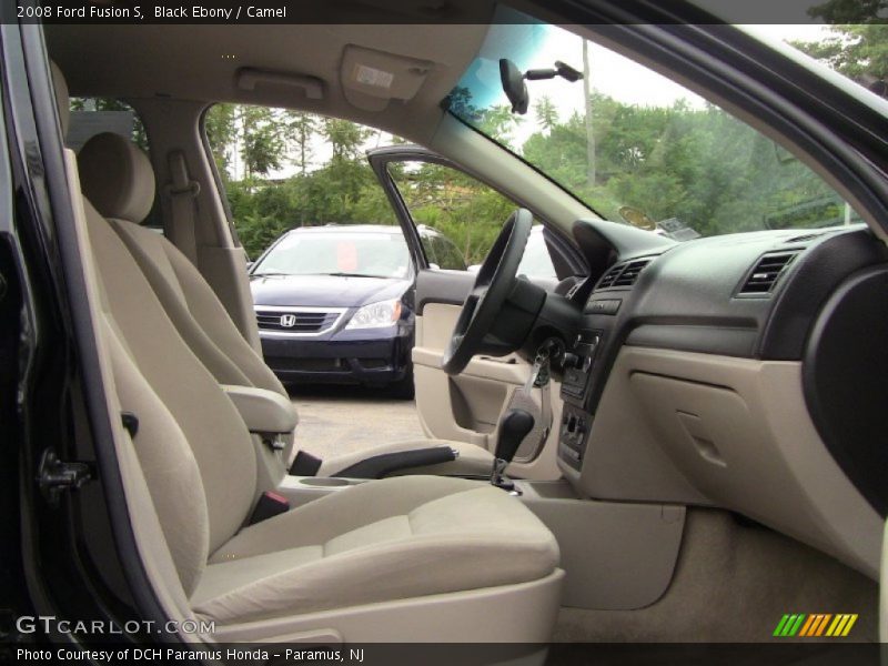 Black Ebony / Camel 2008 Ford Fusion S