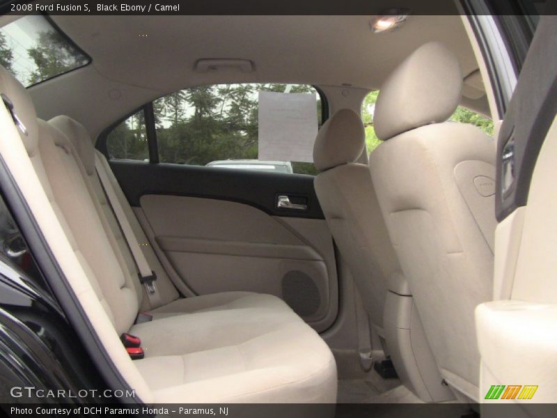 Black Ebony / Camel 2008 Ford Fusion S