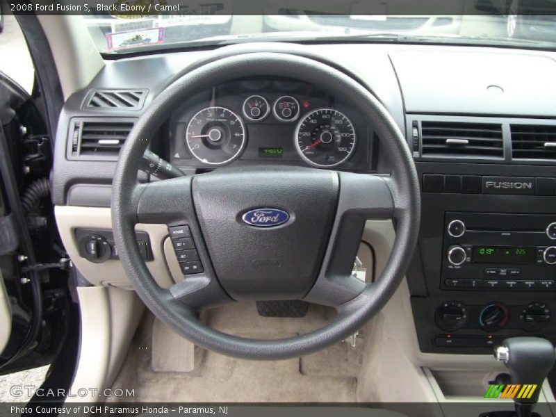 Black Ebony / Camel 2008 Ford Fusion S