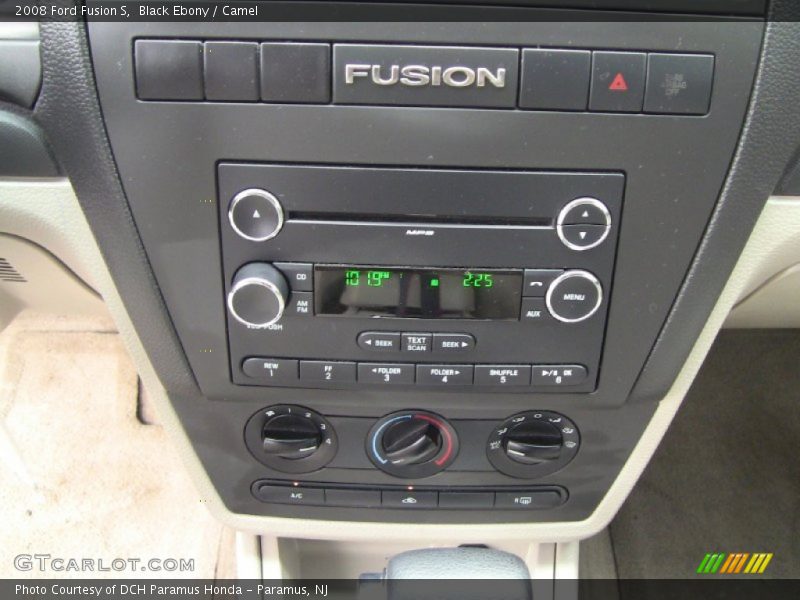 Black Ebony / Camel 2008 Ford Fusion S