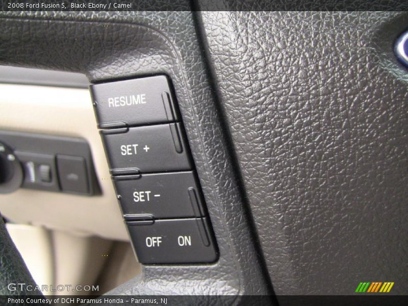 Black Ebony / Camel 2008 Ford Fusion S
