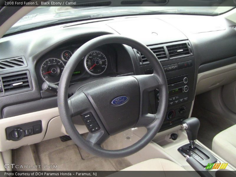 Black Ebony / Camel 2008 Ford Fusion S