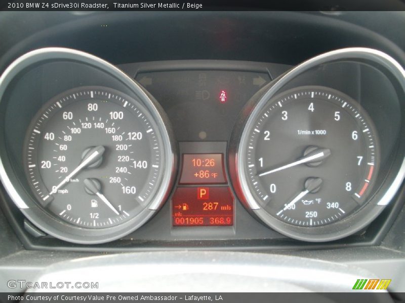  2010 Z4 sDrive30i Roadster sDrive30i Roadster Gauges