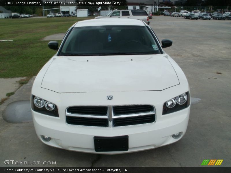Stone White / Dark Slate Gray/Light Slate Gray 2007 Dodge Charger