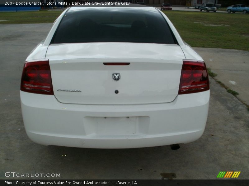 Stone White / Dark Slate Gray/Light Slate Gray 2007 Dodge Charger
