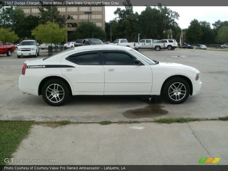 Stone White / Dark Slate Gray/Light Slate Gray 2007 Dodge Charger