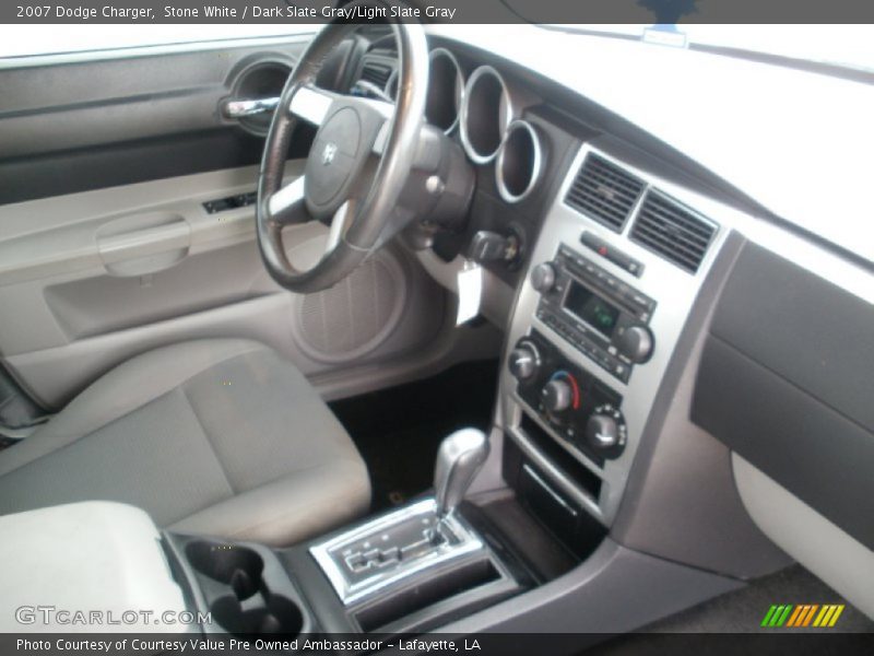 Stone White / Dark Slate Gray/Light Slate Gray 2007 Dodge Charger