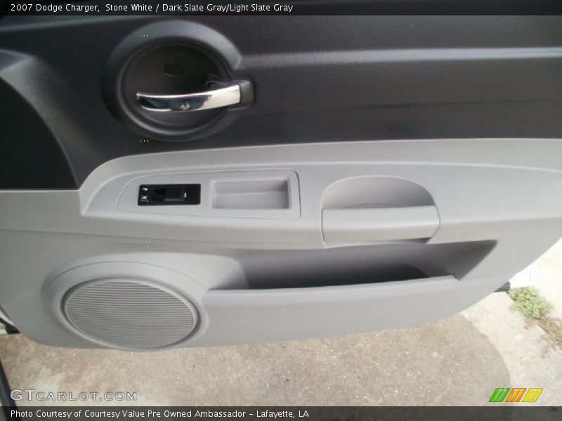 Stone White / Dark Slate Gray/Light Slate Gray 2007 Dodge Charger