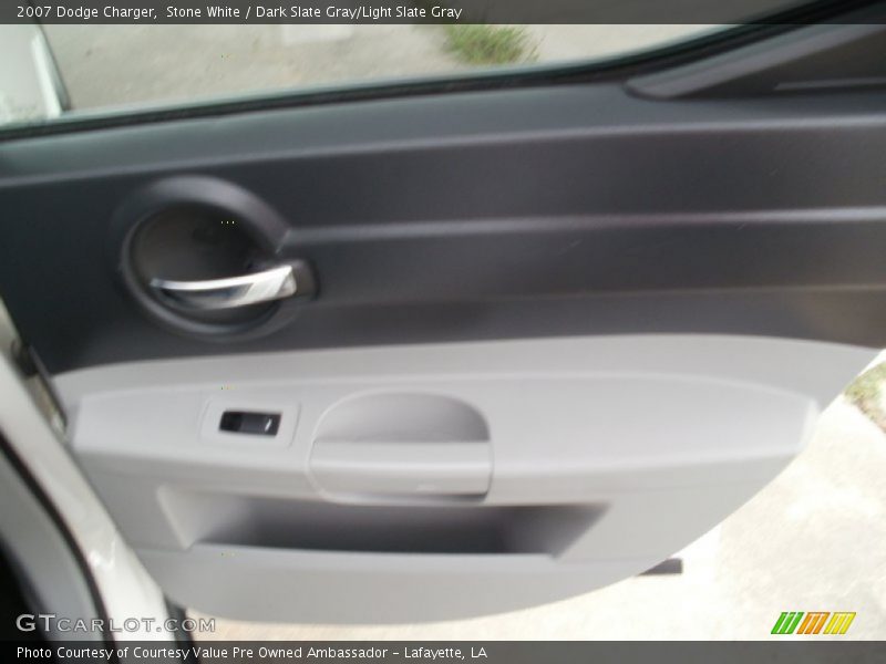 Stone White / Dark Slate Gray/Light Slate Gray 2007 Dodge Charger