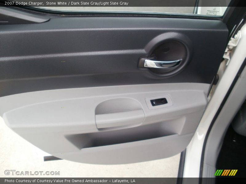 Stone White / Dark Slate Gray/Light Slate Gray 2007 Dodge Charger
