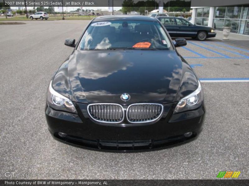 Jet Black / Black 2007 BMW 5 Series 525i Sedan