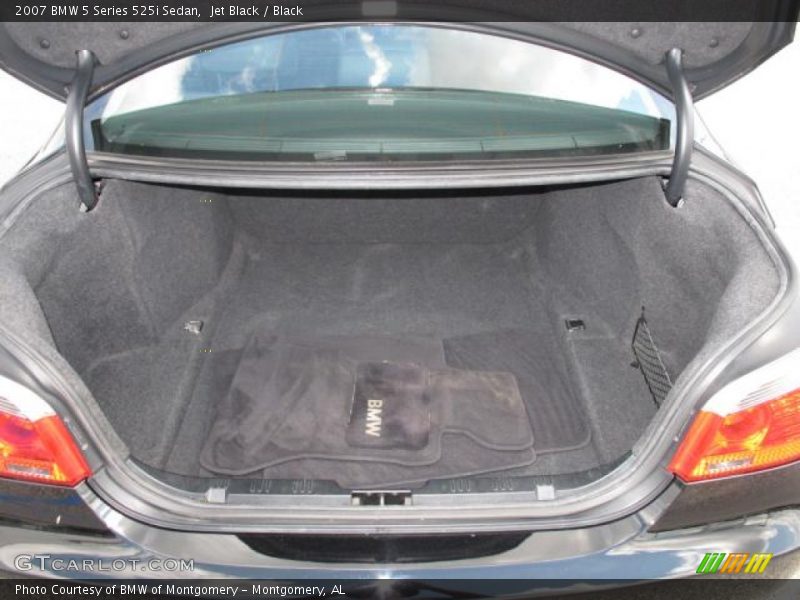 Jet Black / Black 2007 BMW 5 Series 525i Sedan
