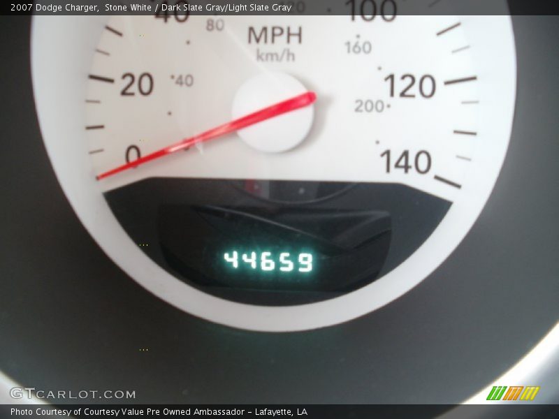 Stone White / Dark Slate Gray/Light Slate Gray 2007 Dodge Charger