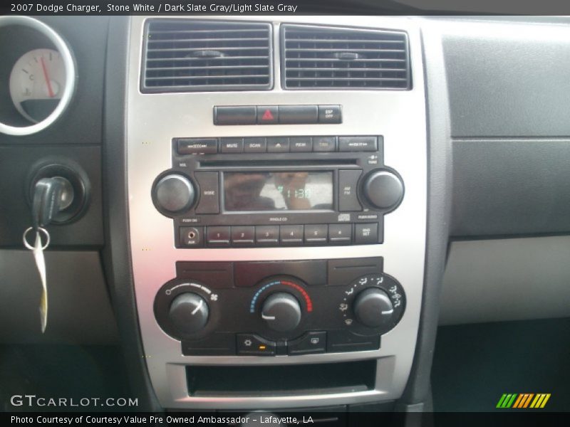 Stone White / Dark Slate Gray/Light Slate Gray 2007 Dodge Charger