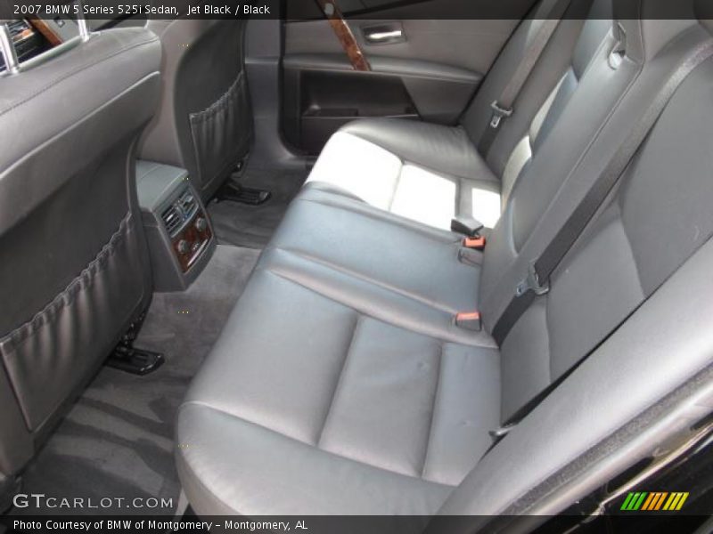 Jet Black / Black 2007 BMW 5 Series 525i Sedan